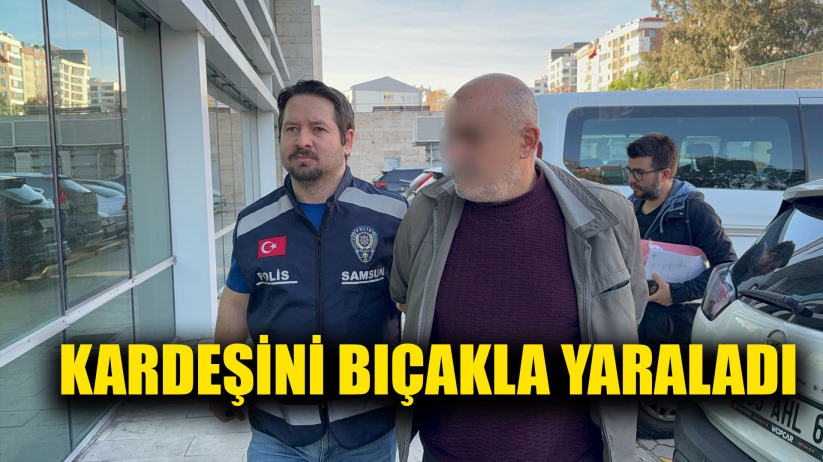 Kardeşini bıçakla yaraladığı iddiasıyla adliyeye sevk edildi