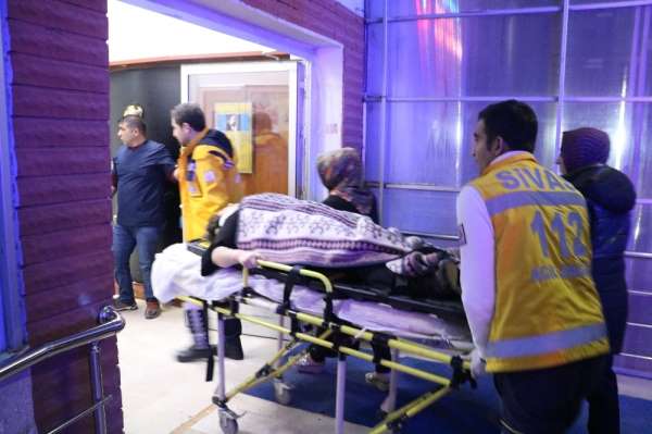 Sivas'ta trafik kazası: 6 yaralı 
