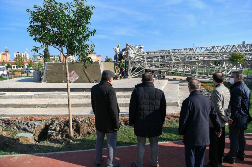 Samsunspor Anıtı, Millet Bahçesi'ne konuldu