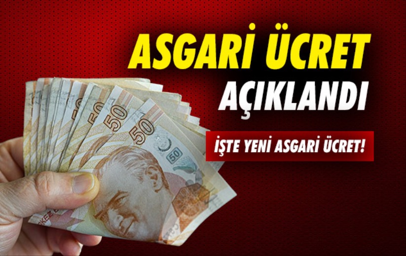 2024 yılı asgari ücreti açıklandı: 17 bin 2 TL