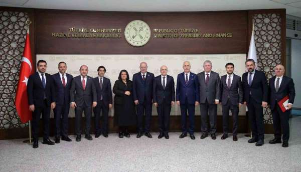 ATO Başkanı Baran, üyelerin problemlerini Bakan Şimşek'e iletti