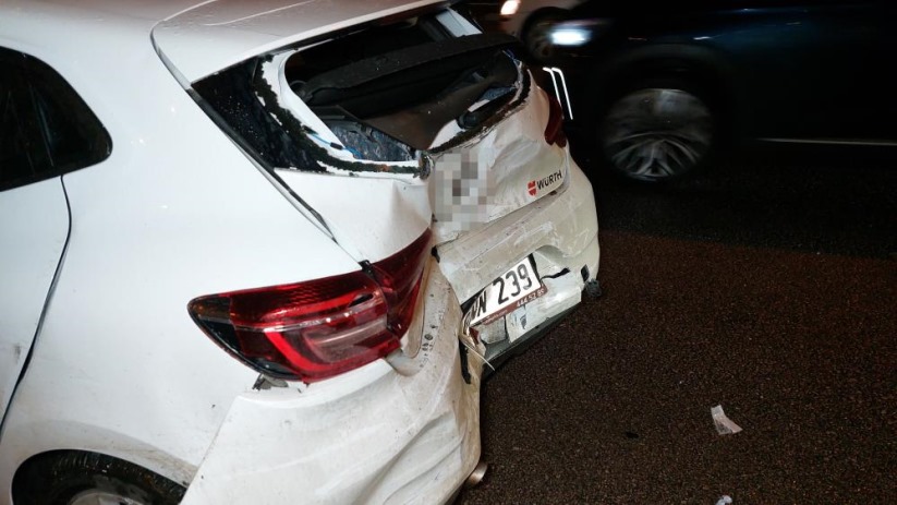 Samsun'da 4 araçlı zincirleme trafik kazası: 3 yaralı