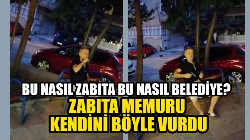 Samsun'da zabıta memurunun kendini böyle vurdu