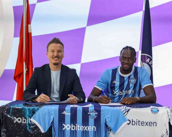 Mavi lacivertliler golcüsünü açıkladı... Cherif Ndiaye Adana Demirspor'da