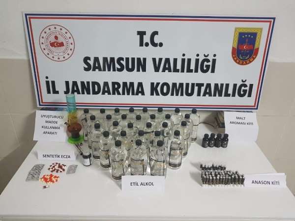 Jandarma'dan 'Kaçak içki' operasyonu