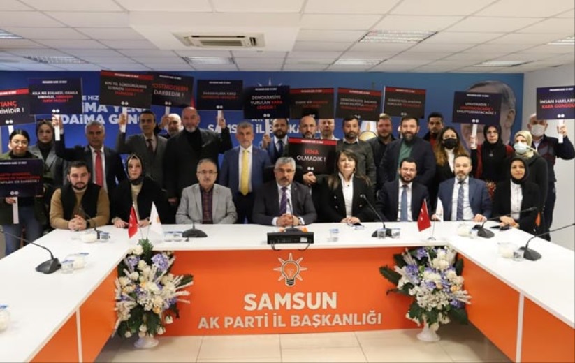 AK Parti Samsun'da 28 Şubat Postmodern darbesini kınadı