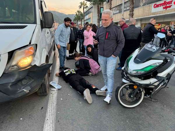 Fethiye'de trafik kazası; 2 yaralı