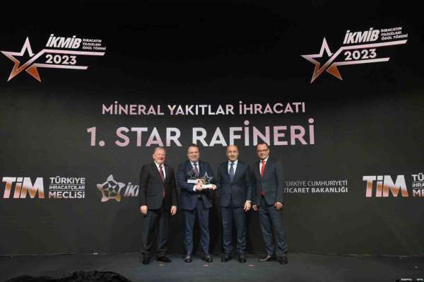 SOCAR Petrol Ticaret ve STAR Rafineri 2023 yılında da 'İhracatın Yıldızı' oldu