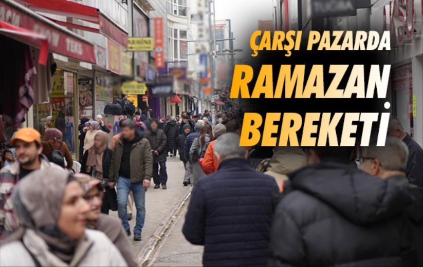 Samsun'da çarşı pazarda Ramazan bereketi