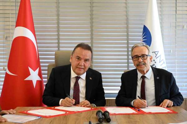 Antalya Büyükşehir Belediyesi'nden iki iş birliği protokolü