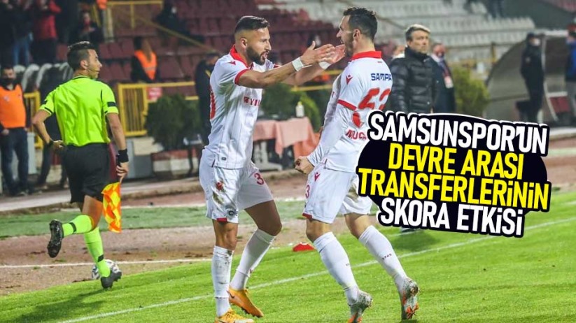 Samsunspor'un devre arası transferlerinin skora etkisi