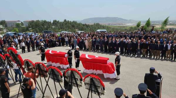 Adıyaman'da, şehit polisler için tören düzenlendi