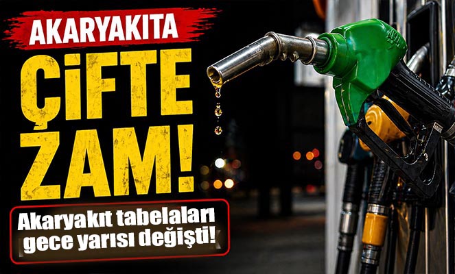 BENZİN VE MOTORİNE ZAM GELDİ