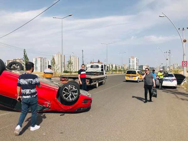 Diyarbakır'da trafik kazası: 1 yaralı 