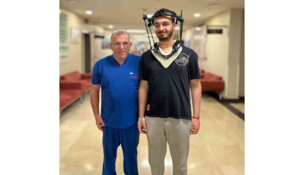 Motosiklet kazasında ağır yaralanan genç, Ordu'da sağlığına kavuştu