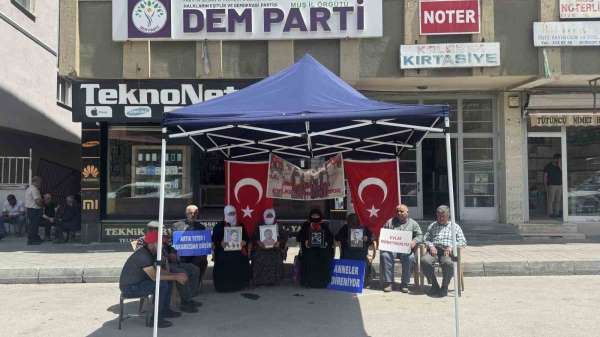 Muş'ta evlat nöbetini sürdüren aileler, terörsüz Türkiye sürecinden umutlu