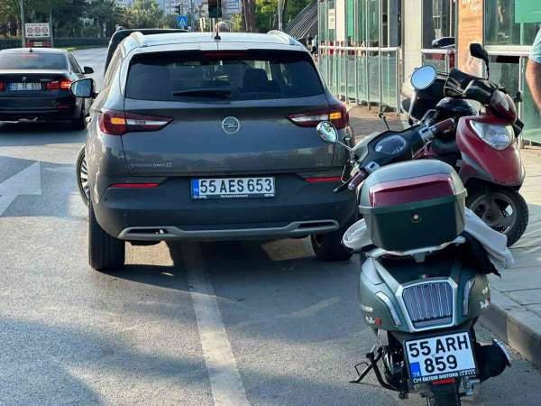 Samsun'da trafik kazası: 1 yaralı