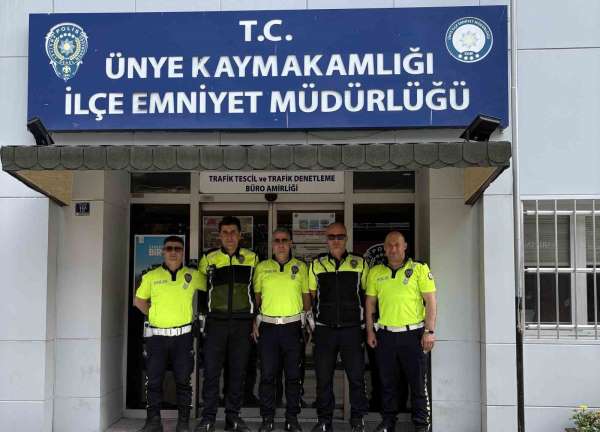 Ordu'da polis bayramda görev başında
