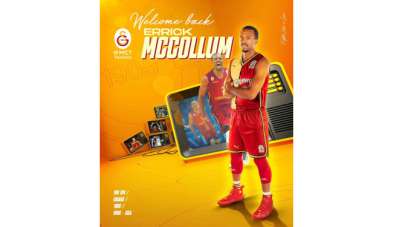 Errick McCollum yeniden Galatasaray'da