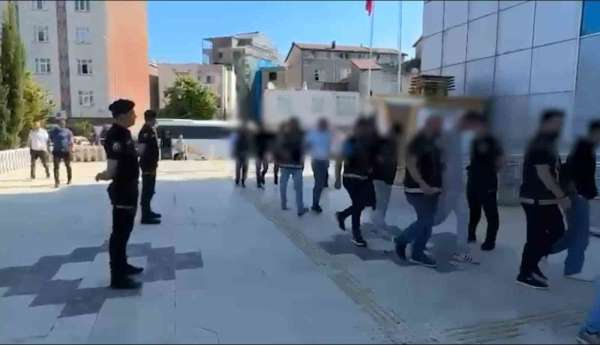 Ordu'daki uyuşturucu operasyonunda 18 tutuklama