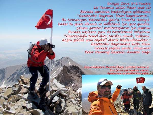 Zirvede büyük coşku