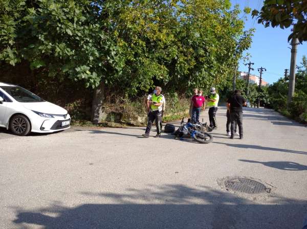 Alaplı'da motosiklet kazası: 1 yaralı