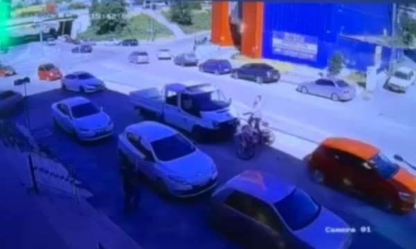 Ankara'da motosiklet kazasında sürücü metrelerce havaya savruldu: 1 kişi yaralandı