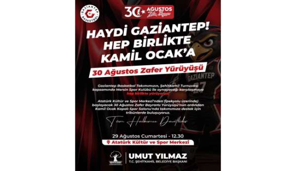 Başkan Yılmaz'dan, Gaziantep Basketbol'a destek daveti
