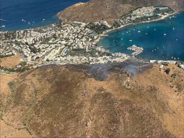 Bodrum'daki yangın kontrol altına alındı