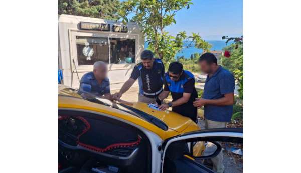 Sinop'ta ticari taksiler denetlendi