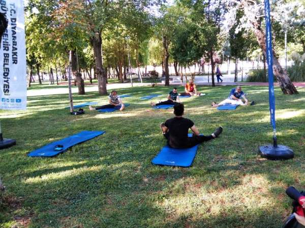 Büyükşehir Belediyesi'nin sabah sporlarına yoğun ilgi