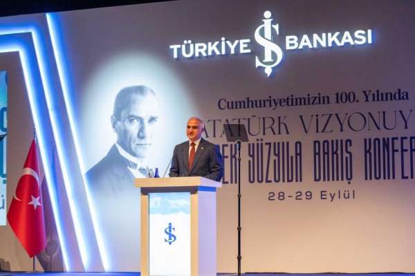 Kültür ve Turizm Bakanı Ersoy, 'Atatürk Vizyonuyla Gelecek Yüzyıla Bakış Konferansı'nda konuştu