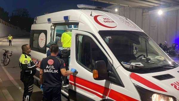 Karaman'da motosiklet kazası: 1 yaralı