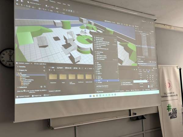 Üreten öğretmenler, Unreal Engine ile Dijital İkiz ve VR içerik geliştirdi