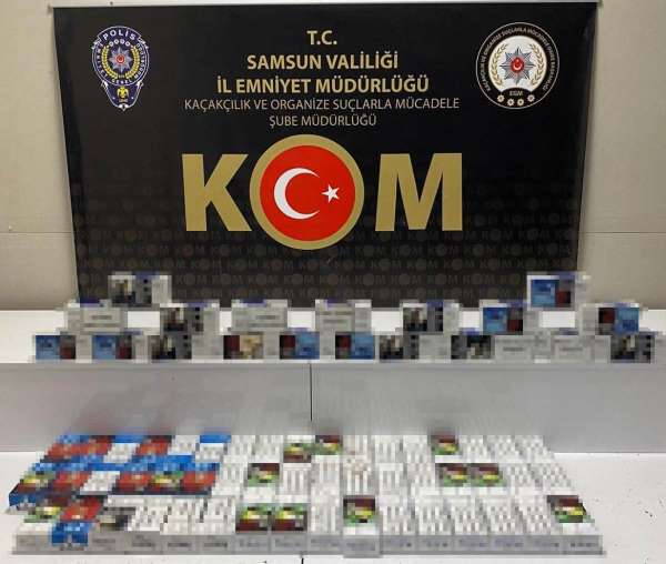 Samsun'da 14 bin kaçak makaron ele geçirildi