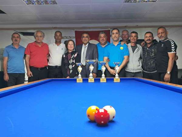 Muğla'da Bilardo Turnuvası sona erdi