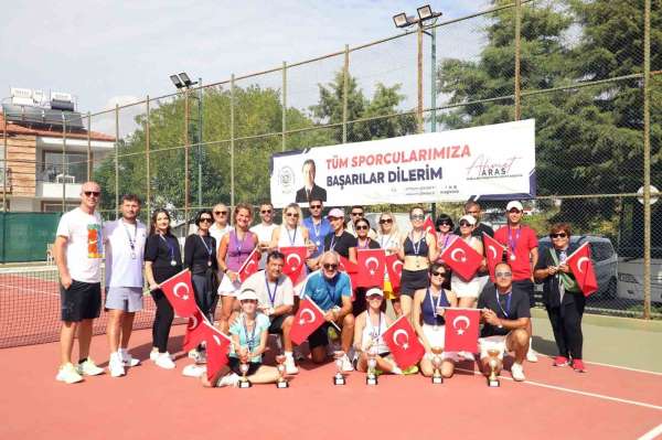 Dalaman'da Cumhuriyet coşkusu tenis ile kutlandı