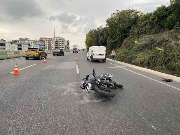 Mudanya'da trafik kazası : 1 yaralı