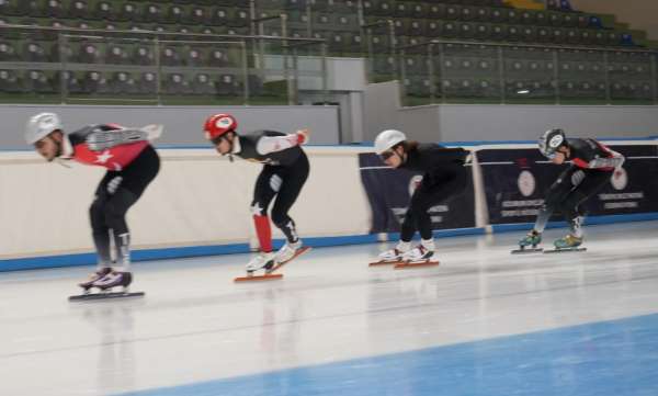 Erzurum'da short track heyecanı başlıyor: 43 kulüpten 217 sporcu pistte