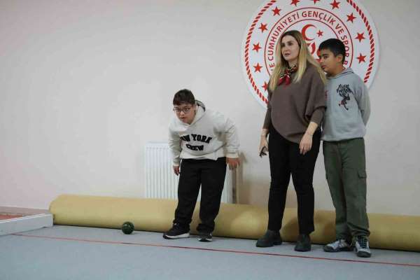 Muğla'da özel sporcular Bocce Turnuvası'nda sahaya çıktı