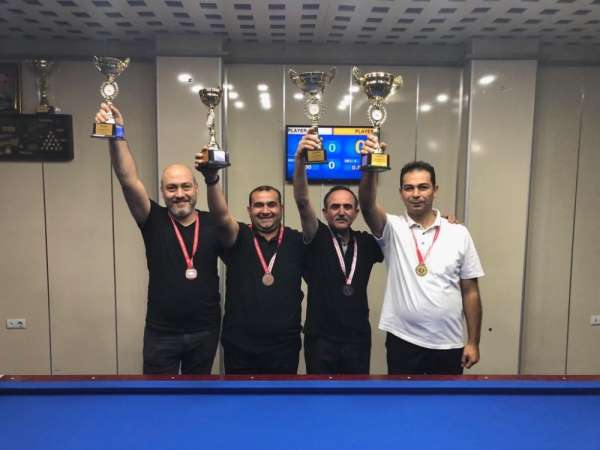 10 Kasım Atatürk Kupası Handikaplı Bilardo Turnuvası Tamamlandı 