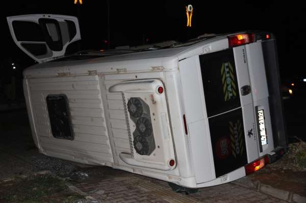 Mardin'de trafik kazası: 2'si polis 7 yaralı 