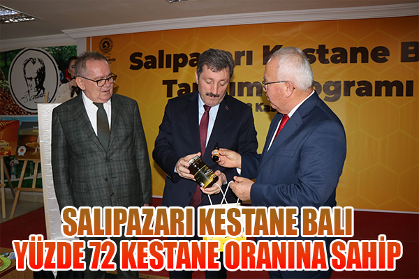 Salıpazarı kestane balı yüzde 72 kestane oranına sahip