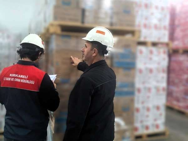 Kırklareli'nde ihracat yapan fabrikalara denetim