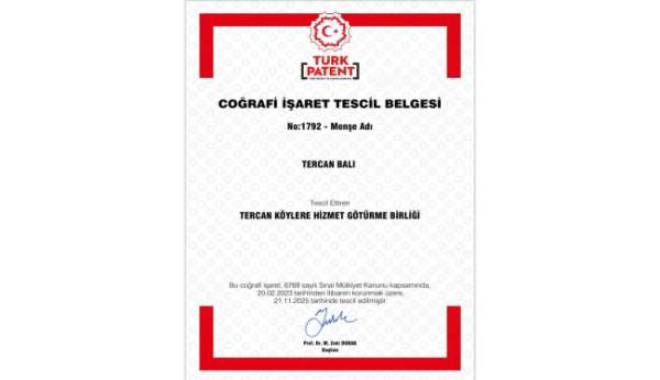 Tercan Balı Erzincan'ın 14. Coğrafi İşaretli ürünü oldu