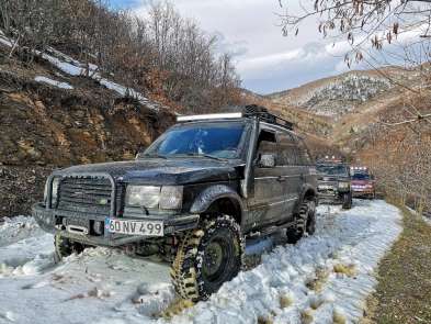 Kar üstünde Off Road keyfi 