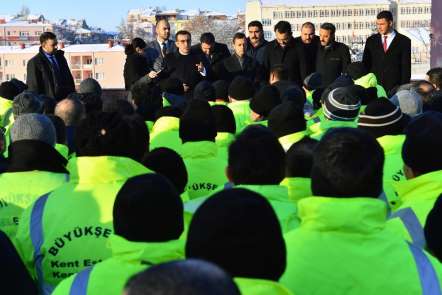Ankara Büyükşehir Belediyesi Genel Sekreteri Tuzcuoğlu'ndan personele ziyaret 