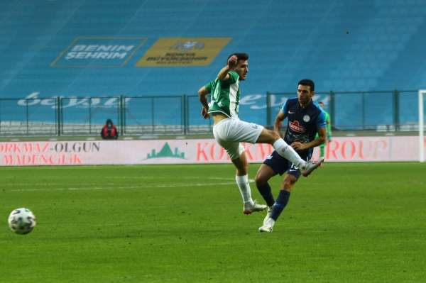 Süper Lig: Konyaspor: 1 - Çaykur Rizespor: 1 (Maç sonucu) 