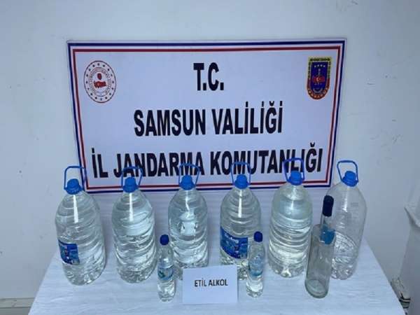 Samsun'da sahte içki operasyonları: 5 gözaltı