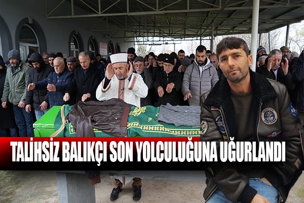 Samsun'da cansız bedeni bulunan balıkçı son yolculuğuna uğurlandı